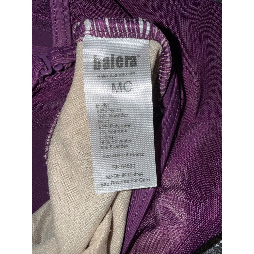 Balera Leotard Size Child Medium Purple - Picture 6 of 7